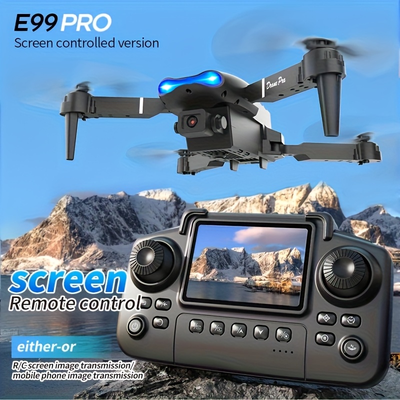 Drone pliable E99 PRO MAX avec - Drone Gimbal Brushless avis et prix